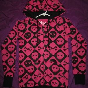 ISOO ABBEY DAWN PINK SKULLS PLS ILL PAY